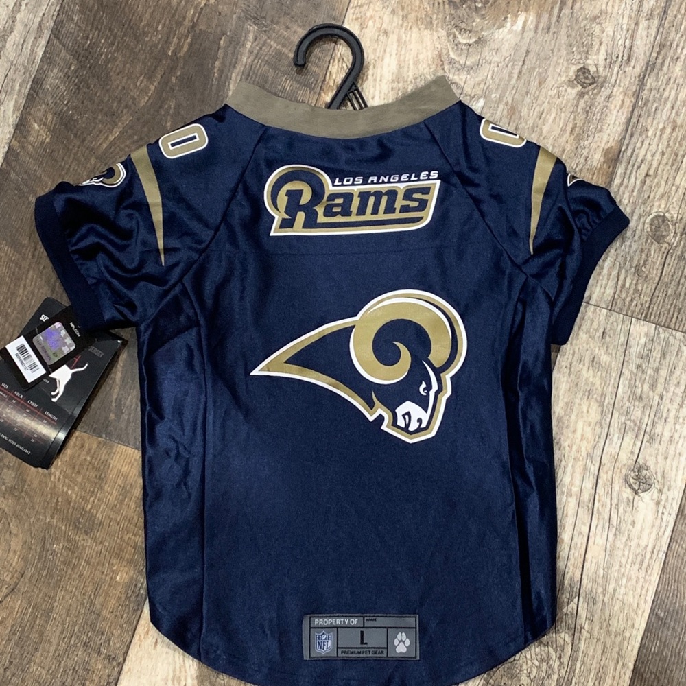 Premium Pet Gear St Louis Rams Dog Jersey size L